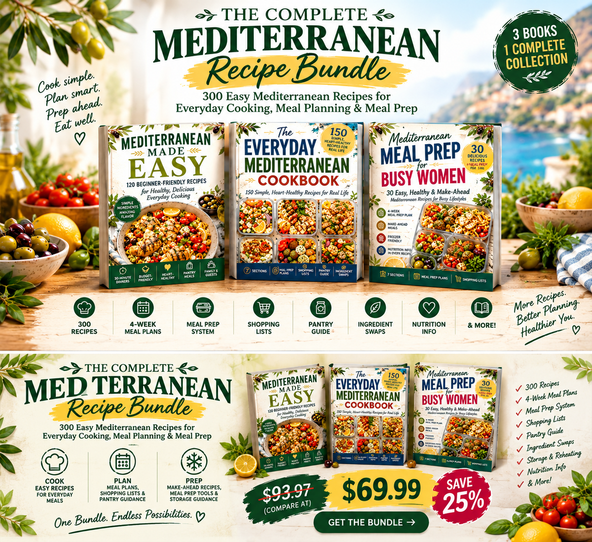 The Complete Mediterranean Recipe Bundle